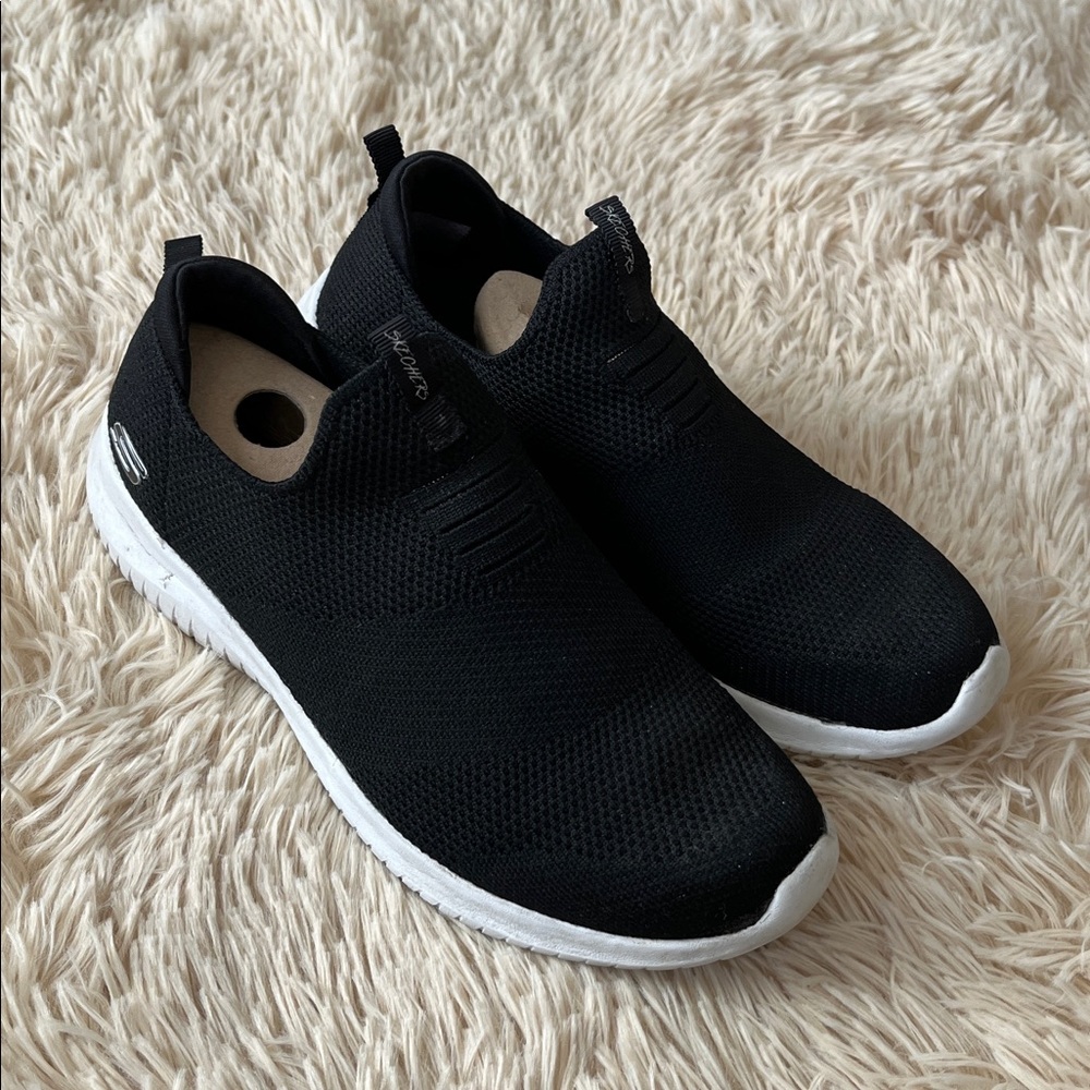 Black Slip-On Sneakers